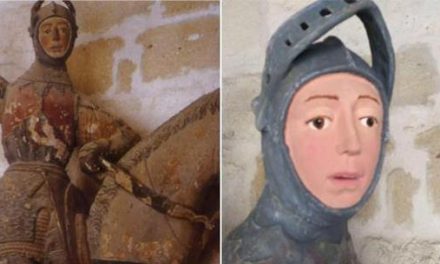 Desastrosa restauración de escultura histórica en España