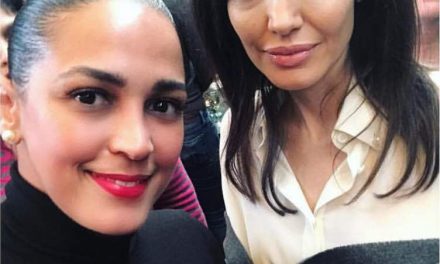 Encuentro Fortuito entre Angelina Jolie y Celinés Toribio
