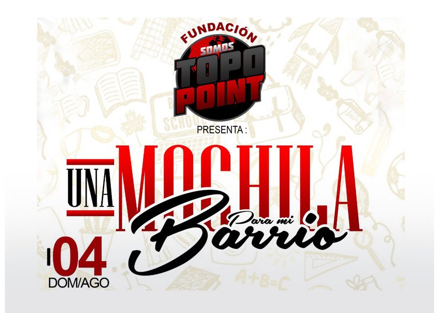 Fundación "Somos Topo Point" entrega Mochilas a niños de Guachipita