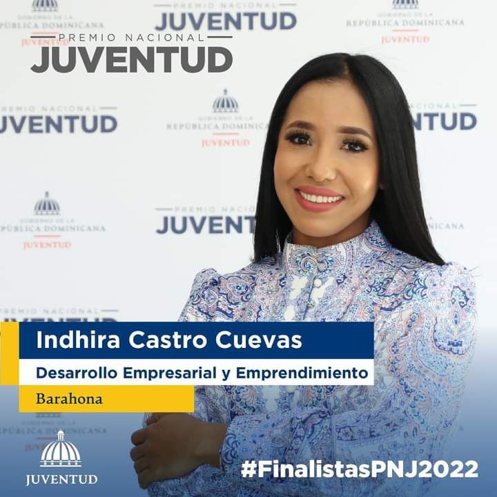 Emprendedora Indhira Castro es finalista del Premio Nacional de Juventud