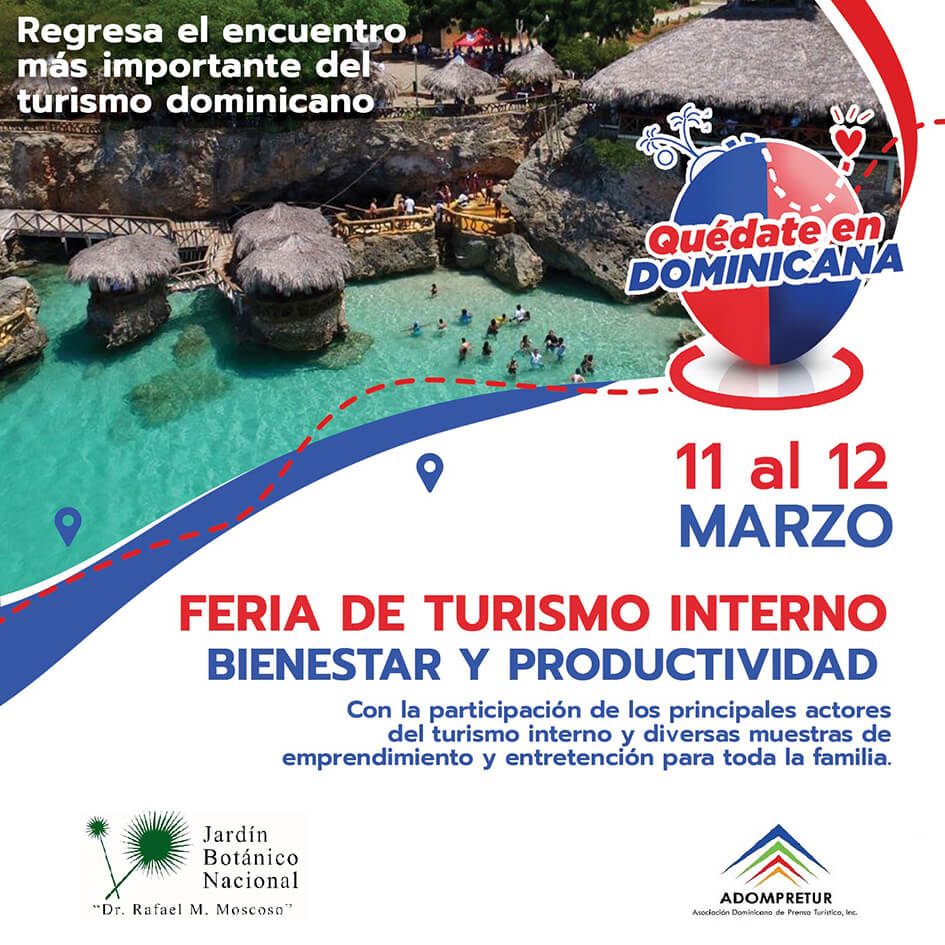 Feria Quédate en Dominicana 2022 reunirá lo mejor del turismo local