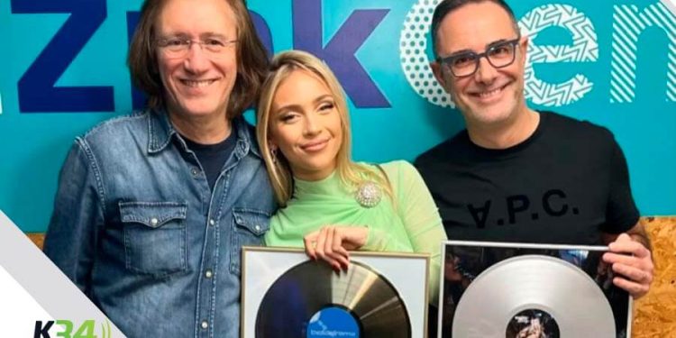 Ana Mena sigue rompiendo récords con doble disco platino