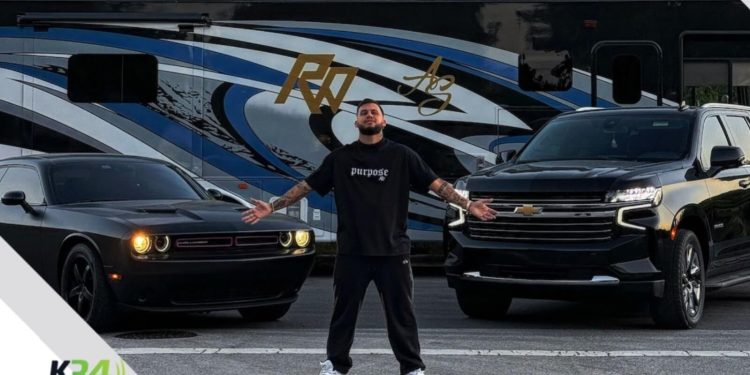 Robert Nava revolucionó las redes al rifar un Lamborghini