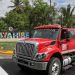 911 continúa equipando a Cuerpos de Bomberos con entrega de un camión de última generación en Bayahibe
