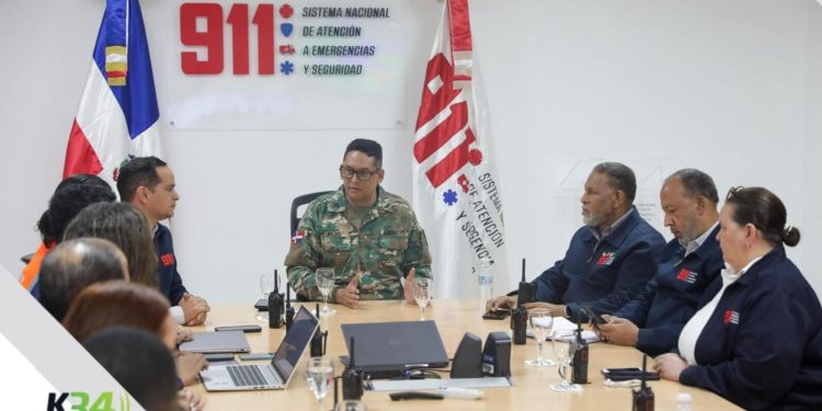 Director del 911 Randolfo Rijo preside activación del comité de contingencia ante incidencia de vaguada