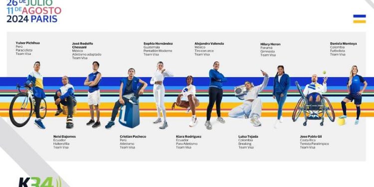 Visa impulsa la igualdad de género en el deporte en atletas que van a París 2024