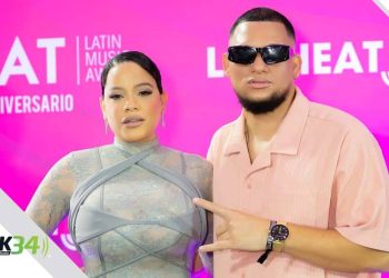 Artista Keicel marca tendencias de moda en Premios Heat 2024