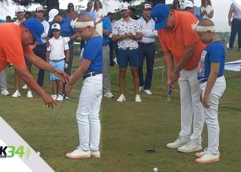 Rafael De Marchena realiza saque de honor en Torneo de Golf Salvando Vidas del Voluntariado Jesús con los Niños