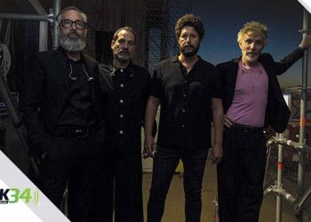 Elefantes y Gabriel de la Rosa de Shinova juntos en concierto