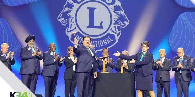 Presidente Internacional Clubes de Leones visita Leones del país