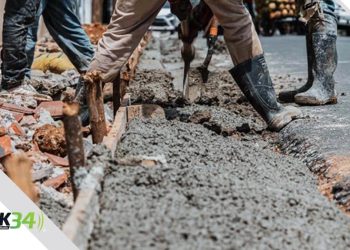 Alcaldía del D.N. construye aceras, contenes e imbornales en varios sectores de la capital