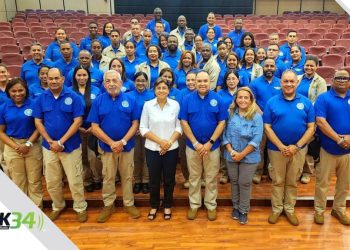 Comitiva de la EGDDHH y DIH recibe charla institucional de las autoridades locales en Dajabón