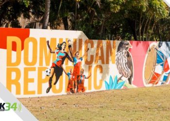 Emblemático mural en Santo Domingo recibe al Mundial Femenino Sub-17 de FIFA