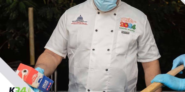 Leche “La Granja”, patrocinador del majarete más grande del mundo en el Festur 2024