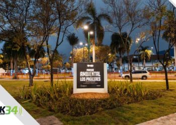 Alcaldesa Carolina Mejía y Grupo Magna presentan nuevo parque Ambiental Los Próceres convertido en cruce peatonal seguro