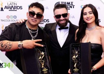 Pierre La Voz, Yatxan, Aiona Santana, Latin Awards Canadá, Montreal. Foto por Jarred Heward.