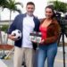 Elizabeth Gutiérrez y Julián Gil dan claquetazo oficial de "Eva y Adán en Miami"
