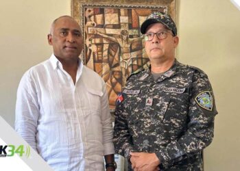 Senador Fulcar y Director Regional de la Policía Refuerzan Seguridad en Peravia
