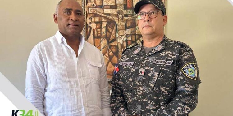 Senador Fulcar y Director Regional de la Policía Refuerzan Seguridad en Peravia