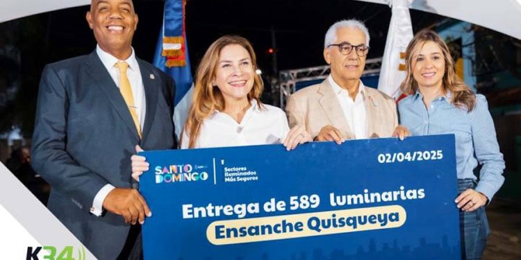 Carolina Mejía lanza “Sectores Iluminados Más Seguros” con 9,000 luminarias en la capital
