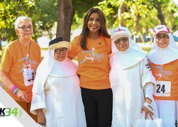 Selinée Méndez impulsa la caminata solidaria “Yo Corro por Ti” en apoyo a adultos mayores