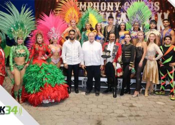 Symphony Circus ofrece detalles de su espectáculo “Imagination” en un encuentro con la prensa llena de magia y personajes circenses