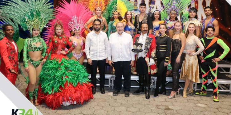 Symphony Circus ofrece detalles de su espectáculo “Imagination” en un encuentro con la prensa llena de magia y personajes circenses