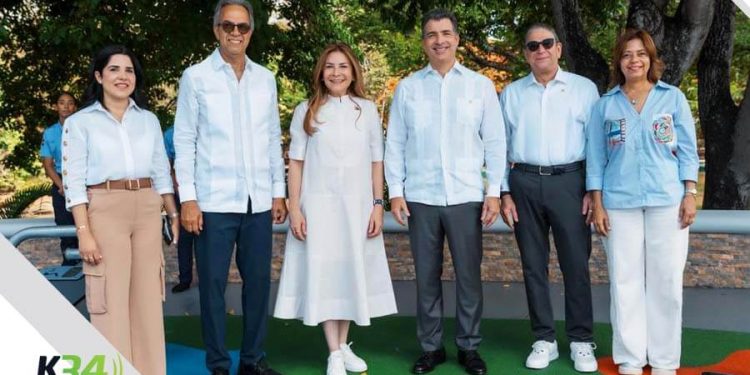 Banco Popular y Alcaldía DN instalan gimnasio moderno en el Mirador Sur