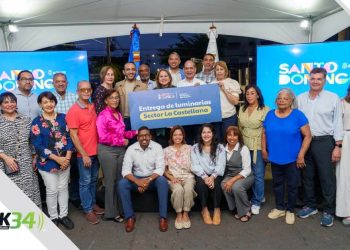 Alcaldía del DN ilumina a La Castellana como parte del programa Sectores Iluminados Más Seguros