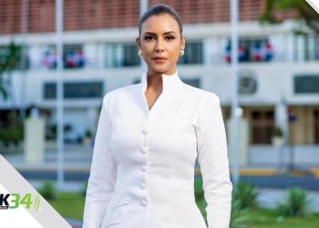Selinée Méndez proyecta elegancia y liderazgo en el Congreso Nacional, bajo la dirección de la diseñadora dominicana Suzelle Taveras