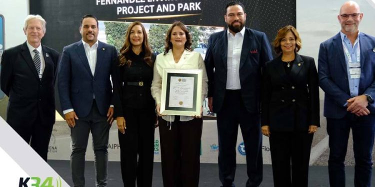 Alcaldía del Distrito Nacional recibe premio de la Asociación Mundial de Parques Urbanos (World Urban Parks)