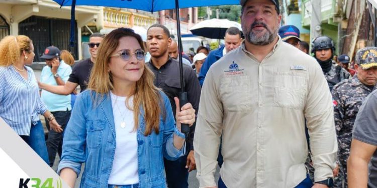 Carolina y ministro de Medio Ambiente realizan recorrido para verificar trabajos de mitigación en el Distrito Nacional