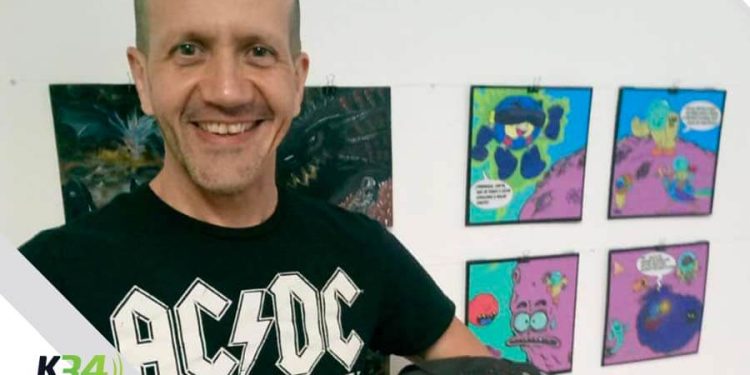 Joham Peña presentó ilustraciones espaciales en la exposición “De Guatire a la Luna”