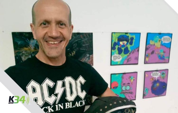 Joham Peña presentó ilustraciones espaciales en la exposición “De Guatire a la Luna”