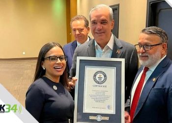 Presidente Luís Abinader felicita a Restaurante Amigos por récord Guinness en Aniversario FDC