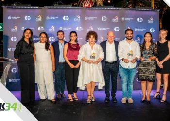 María Castillo, José María Cabral, René Fortunato y Peyi Guzmán inmortalizados en el Paseo del Cine Downtown 2025