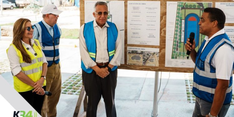 Monegro, Vicini y Luisín felicitan a Carolina por avances en Paseo 30 de Mayo y Malecón Deportivo