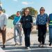 Carolina supervisa avances en construcción del Malecón Deportivo y del Paseo 30 de Mayo