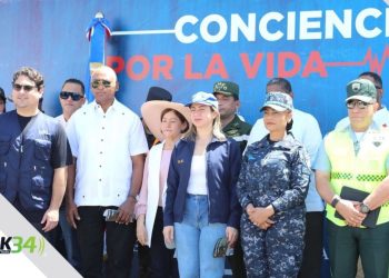 Senador Julito Fulcar hace llamado a la prudencia durante lanzamiento del operativo “Conciencia por la Vida 2026” en Baní