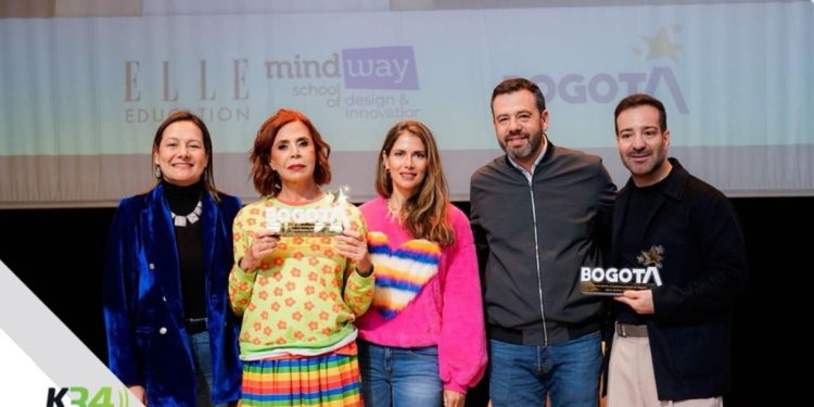 Ágatha Ruiz de la Prada y Francisco López Navarrete fueron reconocidos como embajadores de Bogotá
