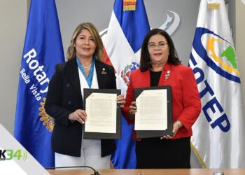 Rotary Club Santo Domingo Bella Vista E INFOTEP firman acuerdo