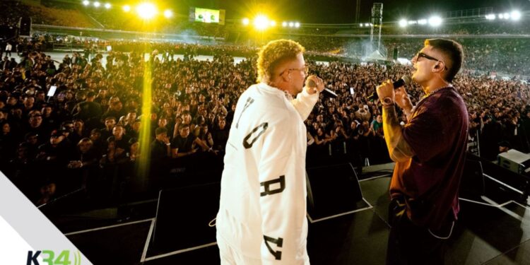 Sazza y Matt Paris sorprenden a más de 40.000 personas con estreno inédito en el estadio El Campín