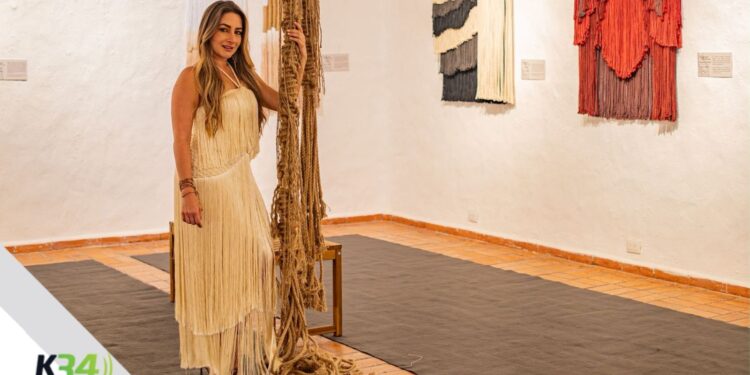 Gilda Strano marca un hito en el arte dominicano con la primera exposición individual de arte textil en RD
