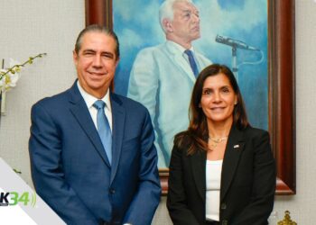 Francisco Javier García destaca la visión de Estado de embajadora de EE.UU. Leah Campos durante visita a sus oficinas
