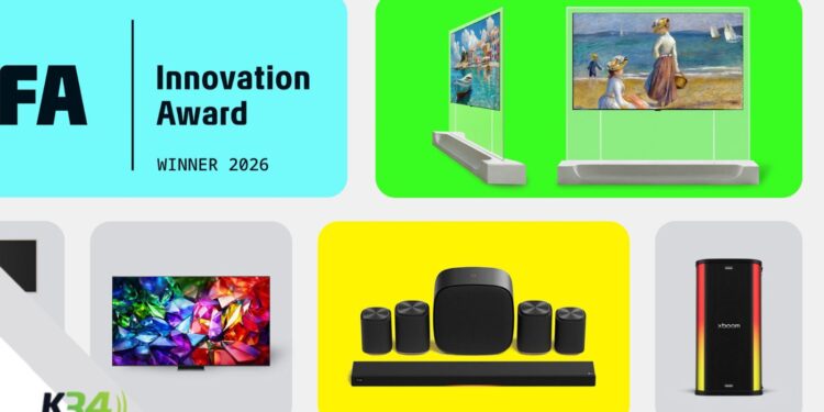 LG Electronics (LG) gana el premio “Best Brand of IFA 2026” y múltiples reconocimientos en los IFA Innovation Awards