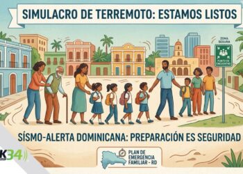 Este martes 8 de septiembre, a las 10 de la mañana, República Dominicana realizará un Simulacro Nacional de Evacuación por Terremoto