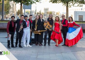 Yanco Santana lleva por primera vez la música dominicana a la televisión nacional de Rusia