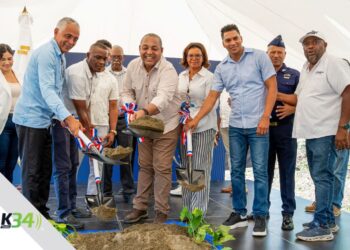 Director José Andújar inicia construcción de estación policial en Majagual, Monte Plata